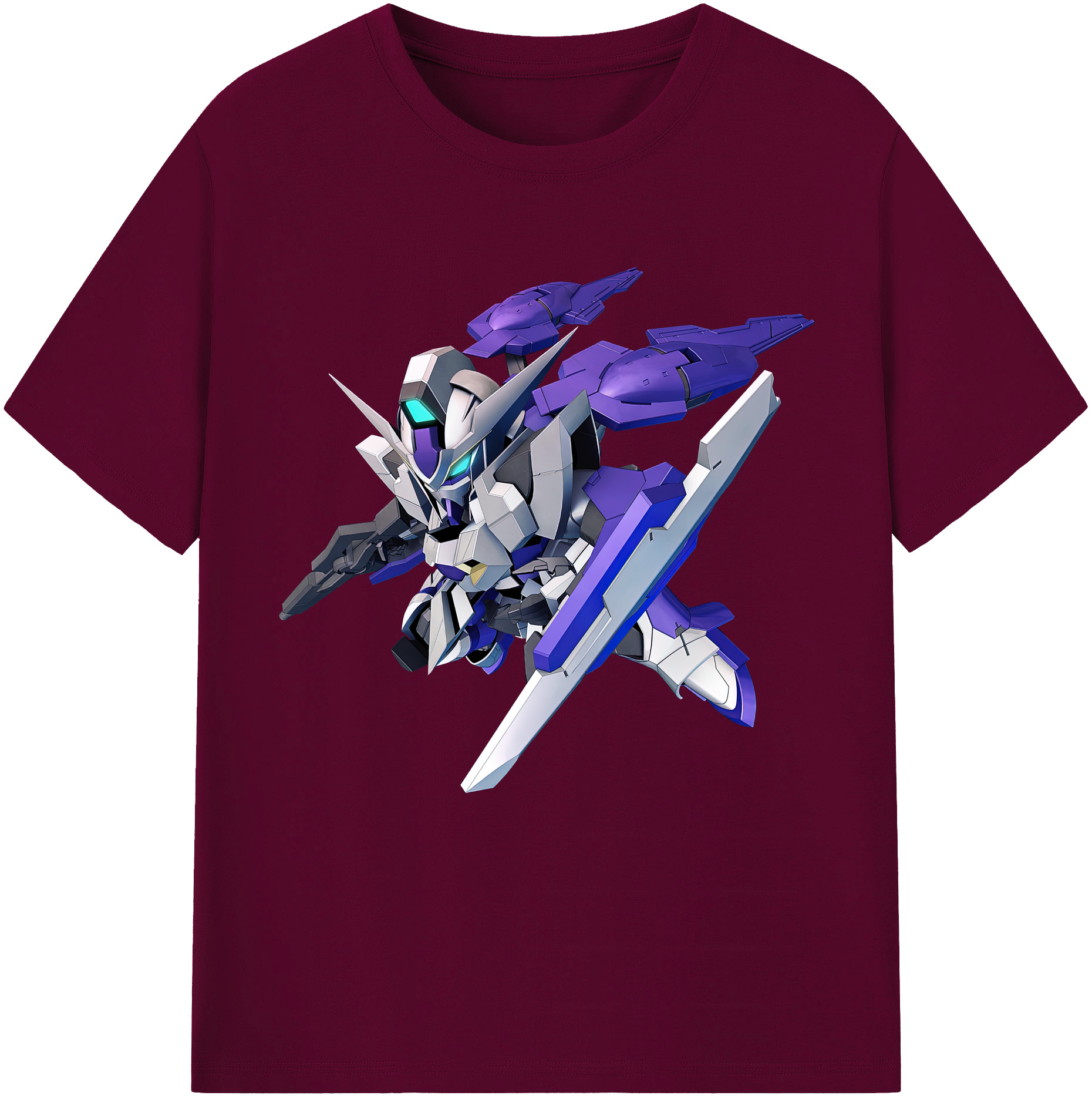 （画像用） 機動戦士ガンダム Mobile Suit Gundam レディースカジュアルプリントTシャツ（綿100％）